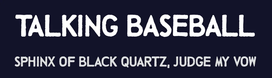 Talking Baseball by Chequered Ink — Decorative Font — thumbnail 2