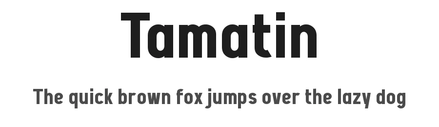 Tamatin by wepfont.com — Sans Serif Font