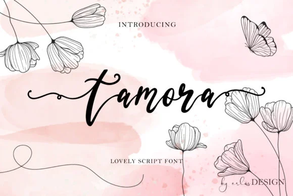 Tamora Font by erlosDESIGN — Script Handwritten Font