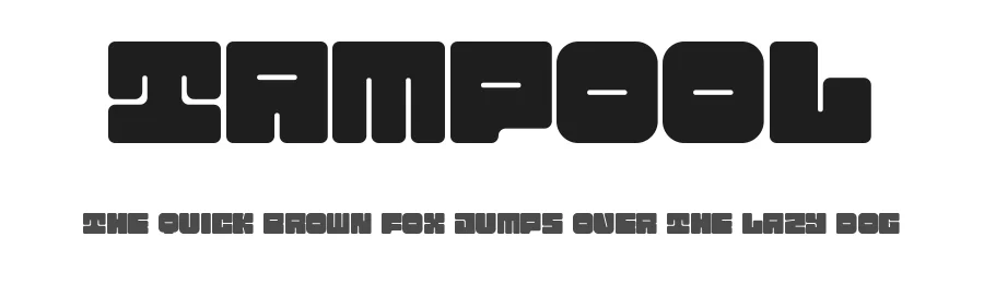 Tampool by Alexa — Decorative Font
