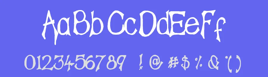 Tampy's Font by spud1077 — Decorative Font — thumbnail 3