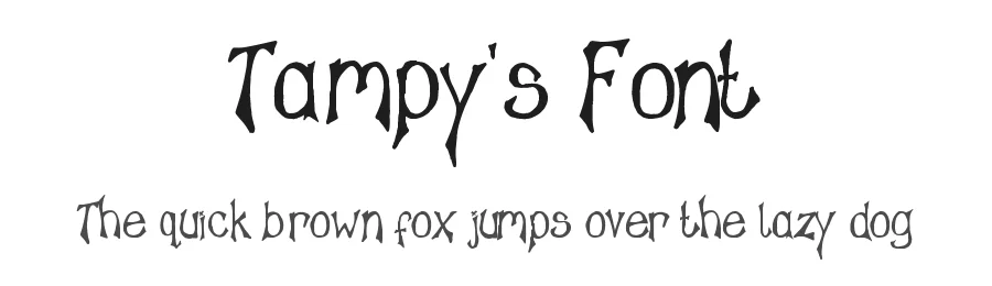 Tampy's Font by spud1077 β Decorative Font