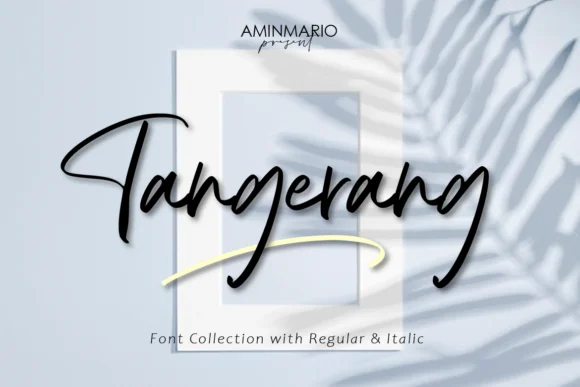 Tangerang Font by aminmario — Script Handwritten Font