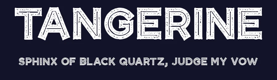 Tangerine by Cloutierfontes — Decorative Font — thumbnail 2