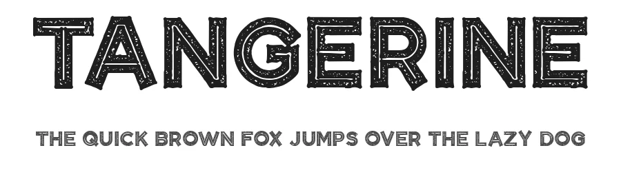 Tangerine by Cloutierfontes — Decorative Font