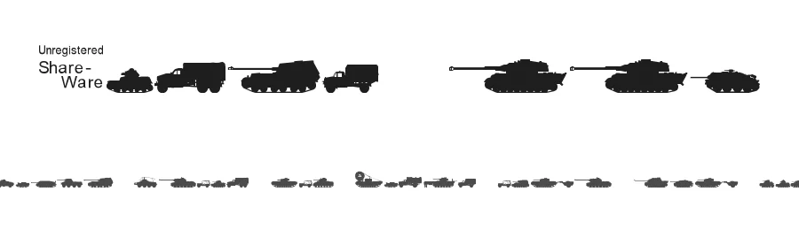 Tanks WW2 by Tom Mouat — Dingbats Font