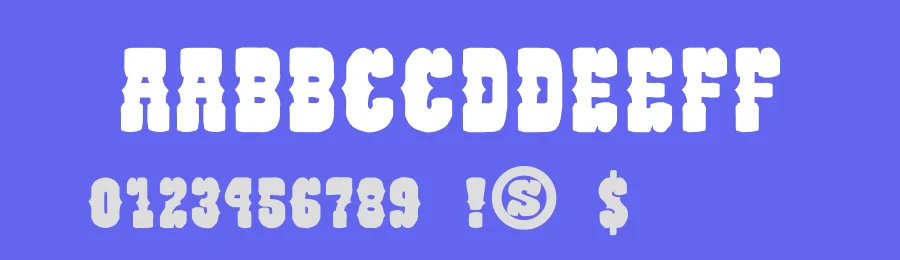 Tanomuze Cowboy by Goma Shin — Decorative Font — thumbnail 3