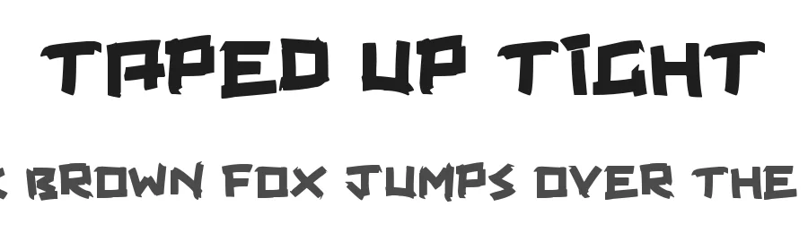Taped Up Tight by Hawtpixel — Decorative Font