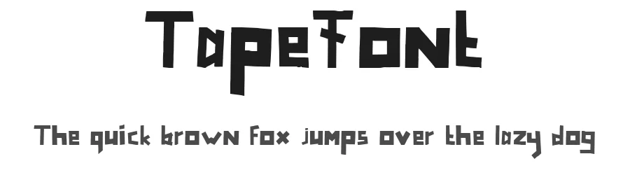 TapeFont