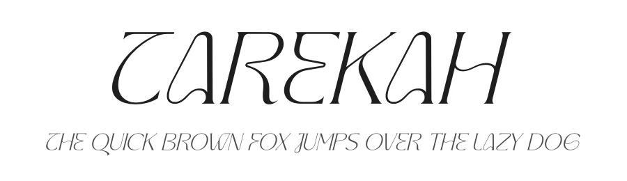 Tarekah by Denustudios — Decorative Font