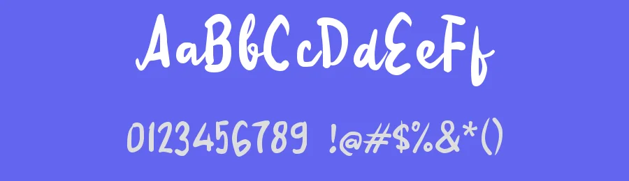 Tarif Buruh by wepfont.com — Script Handwritten Font — thumbnail 3