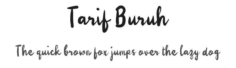 Tarif Buruh