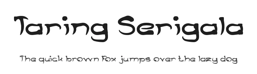 Taring Serigala by weknow — Decorative Font