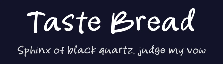 Taste Bread by Khurasan — Decorative Font — thumbnail 2