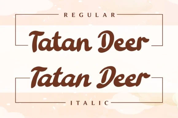 Tatan Deer Font by Letterena Studios — Script Handwritten Font — thumbnail 3