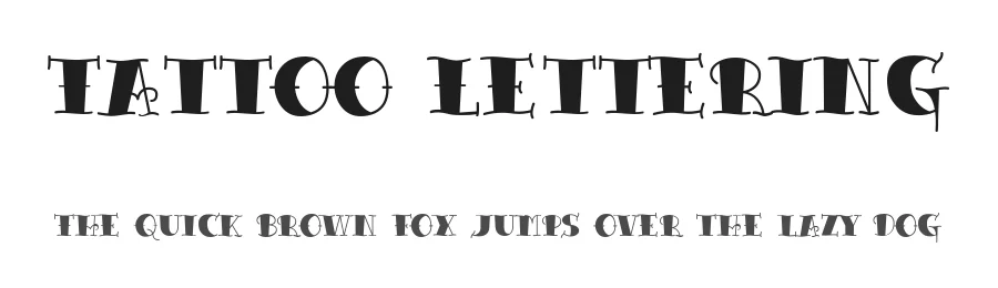 Tattoo Lettering