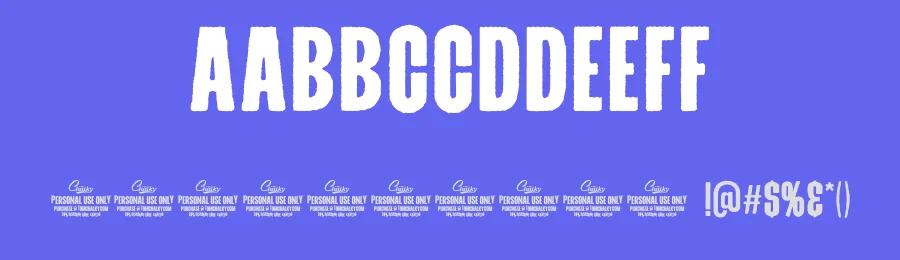 TC Headliner Print by Tom Chalky — Sans Serif Font — thumbnail 3