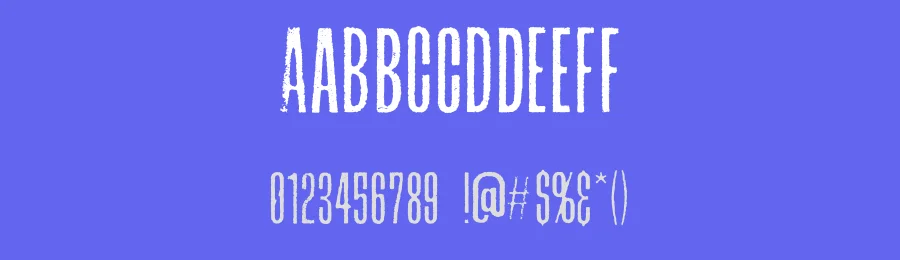 TC Headliner Rough by Tom Chalky — Decorative Font — thumbnail 3