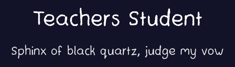 Teachers Student by Brixdee — Script Handwritten Font — thumbnail 2