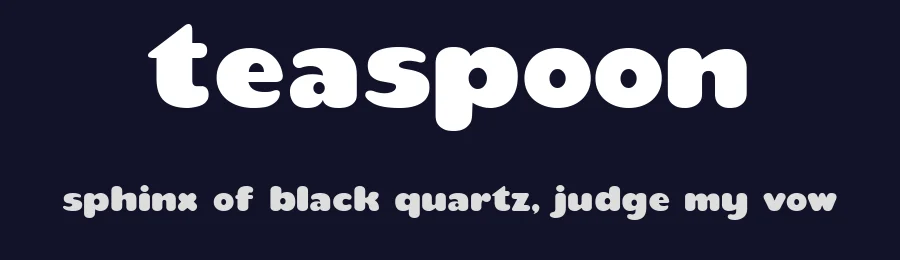 Teaspoon by Haley Fiege — Decorative Font — thumbnail 2