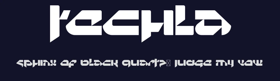 Techla by Mocha Frappuccino — Display Font — thumbnail 2