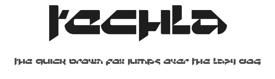 Techla by Mocha Frappuccino — Display Font