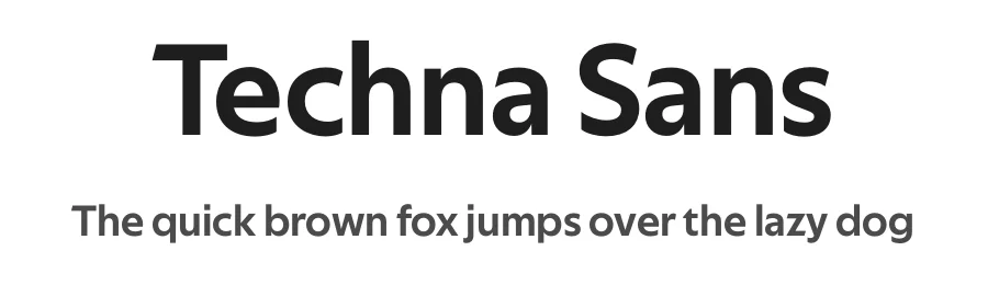 Techna Sans by Carl Enlund β Sans Serif Font
