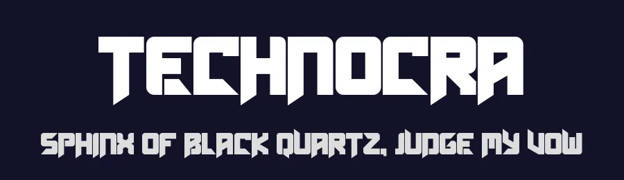 Technocra by StringLabs Creative Studio — Display Font — thumbnail 2