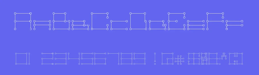 Technolines by Klinge Art — Display Font — thumbnail 3