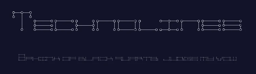 Technolines by Klinge Art — Display Font — thumbnail 2