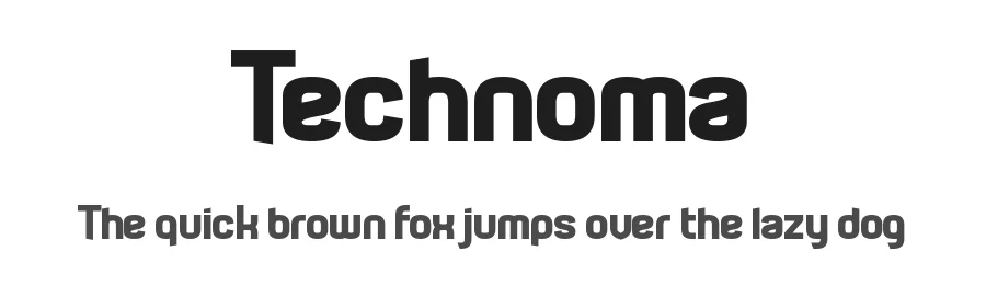 Technoma by Chequered Ink — Sans Serif Font