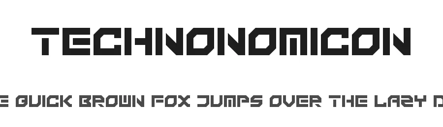 Technonomicon by Hawtpixel — Display Font