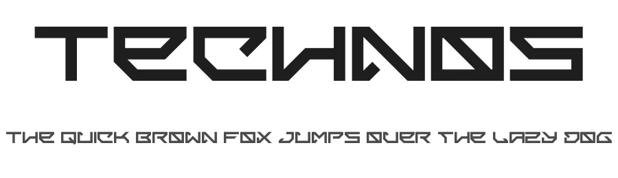 Technos by Figuree Studio — Display Font
