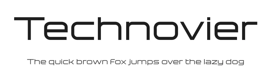 Technovier by Almarkhatype — Display Font