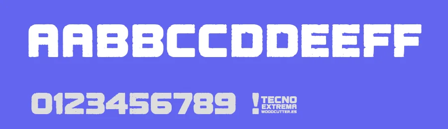 Tecno Extrema by Woodcutter — Display Font — thumbnail 3