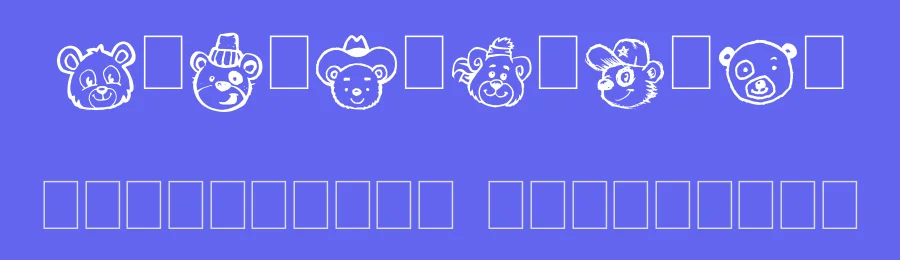 Tedz by imagex — Dingbats Font — thumbnail 3
