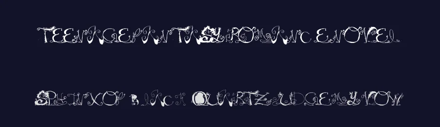 Teenage Fantasy Romance Novel by Hannah Summer — Decorative Font — thumbnail 2