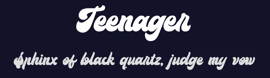 Teenager by Topan Sofyan — Script Handwritten Font — thumbnail 2