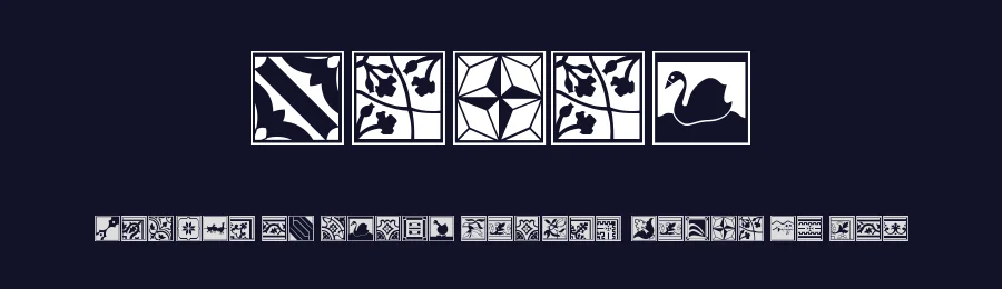 Tegel by Didik Pratikno — Dingbats Font — thumbnail 2