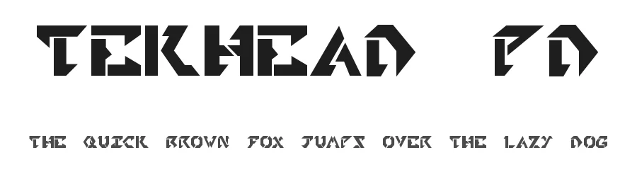Tekhead PD by Petroglyhic Design — Blackletter Font