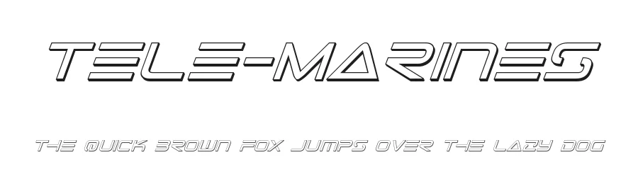 Tele-Marines by Iconian Fonts — Display Font