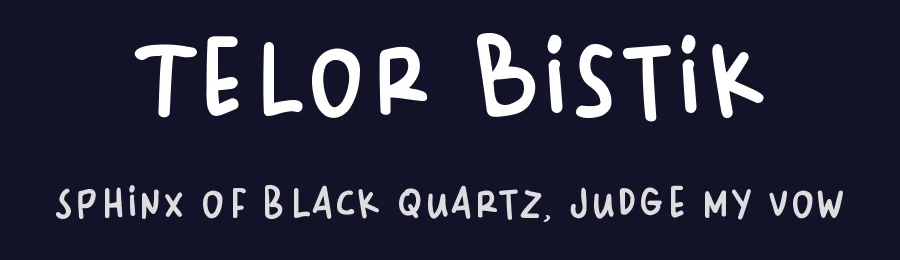 Telor Bistik by Tigadestd — Decorative Font — thumbnail 2