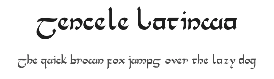 Tencele Latinwa by Ronald Kyrmse — Dingbats Font