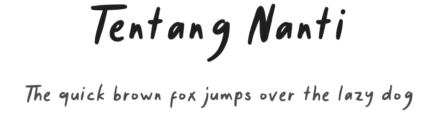 Tentang Nanti