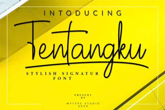 Tentangku Font by Mytype Studio — Script Handwritten Font