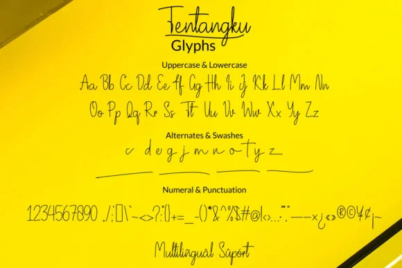 Tentangku Font by Mytype Studio — Script Handwritten Font — thumbnail 4