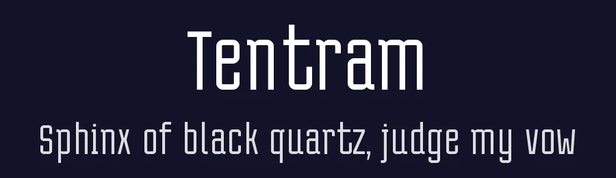 Tentram by 7NTypes — Sans Serif Font — thumbnail 2