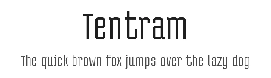 Tentram by 7NTypes — Sans Serif Font