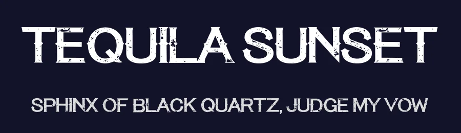 Tequila Sunset by Fontmonger — Decorative Font — thumbnail 2
