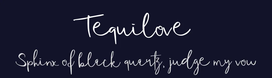 Tequilove by Scratch Design — Script Handwritten Font — thumbnail 2
